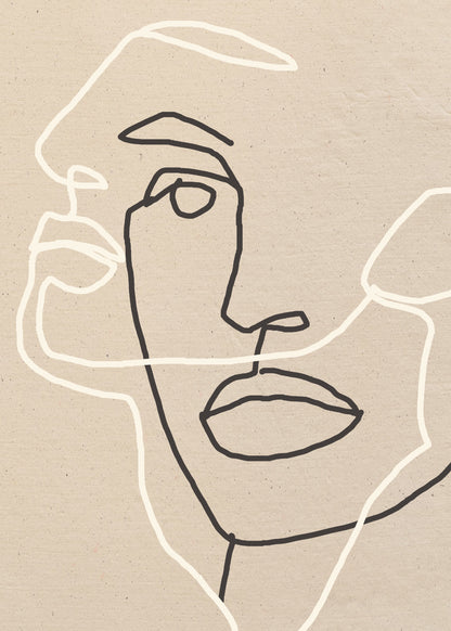 Abstract Face 17 - Poster / Art Print