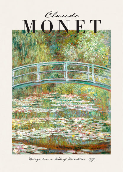 Bridge Over Lily Pond - Claude Monet