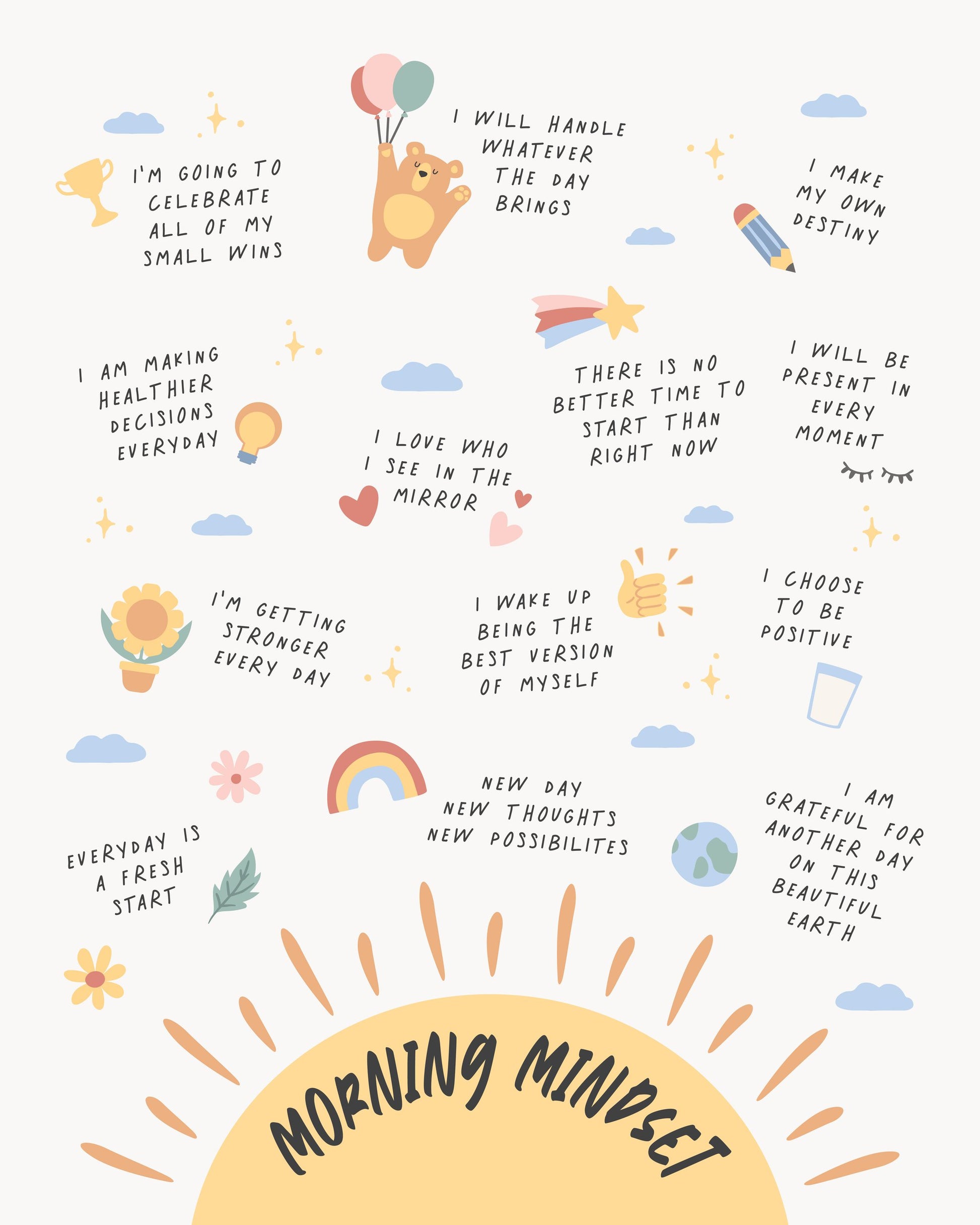 Morning Mindset - Poster / Art Print