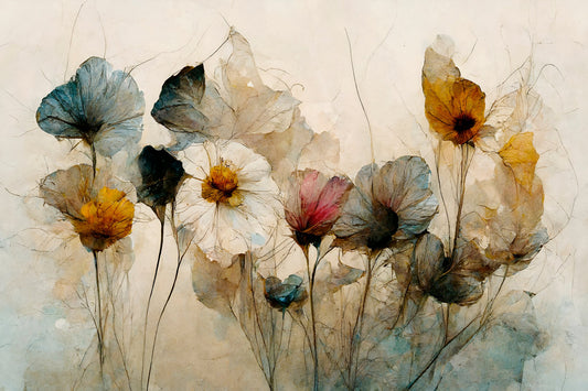 Dry Flower Bouquet - Poster / Art Print