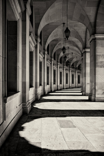 Curved Corridor - Poster / Art Print
