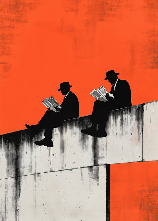 Wall of Reading - Poster / Art Print