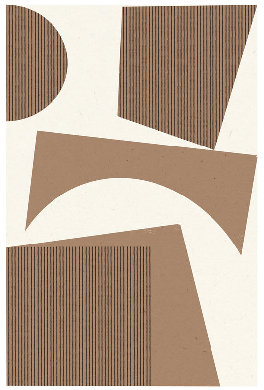 Modern Abstract Shape 02 - Poster / Art Print