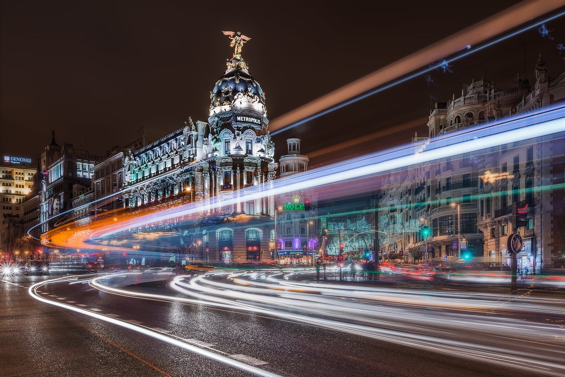 Madrid Traffic - Poster / Art Print