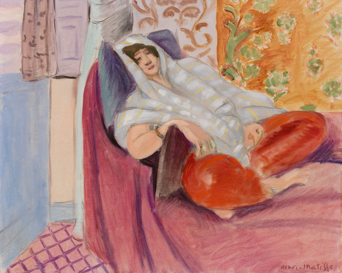 Henri Matisse's Woman Reclining (1921) - Poster / Art Print