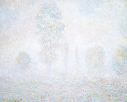 Morning Haze (1875) By Claude Monet - Poster / Art Print