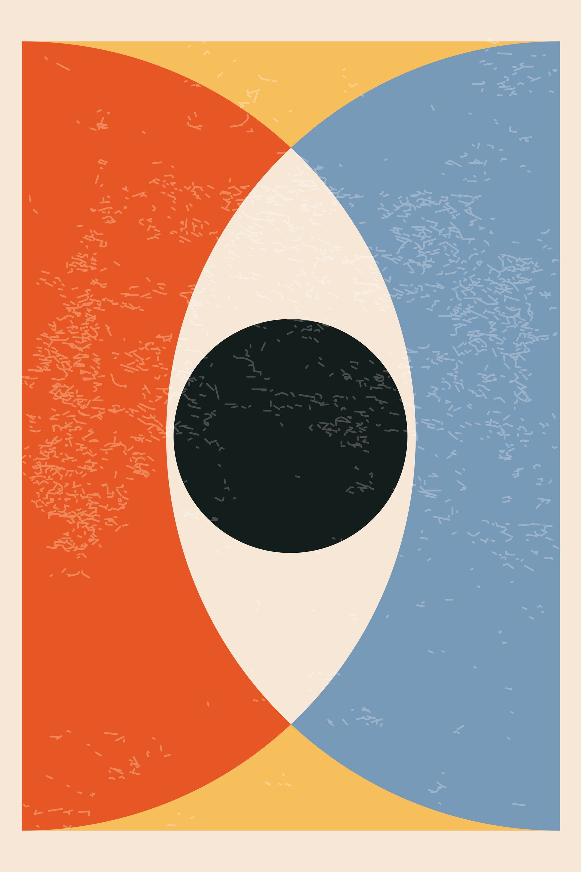 Minimal Abstract Shapes Series #23 - Poster / Art Print