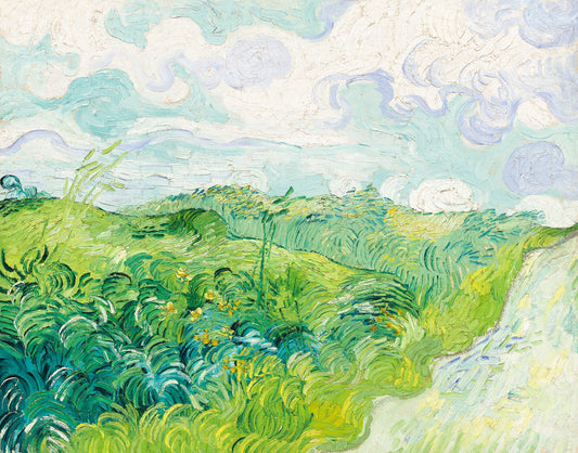 Green Wheat Fields, Auvers (1890) By Vincent Van Gogh - Poster / Art Print