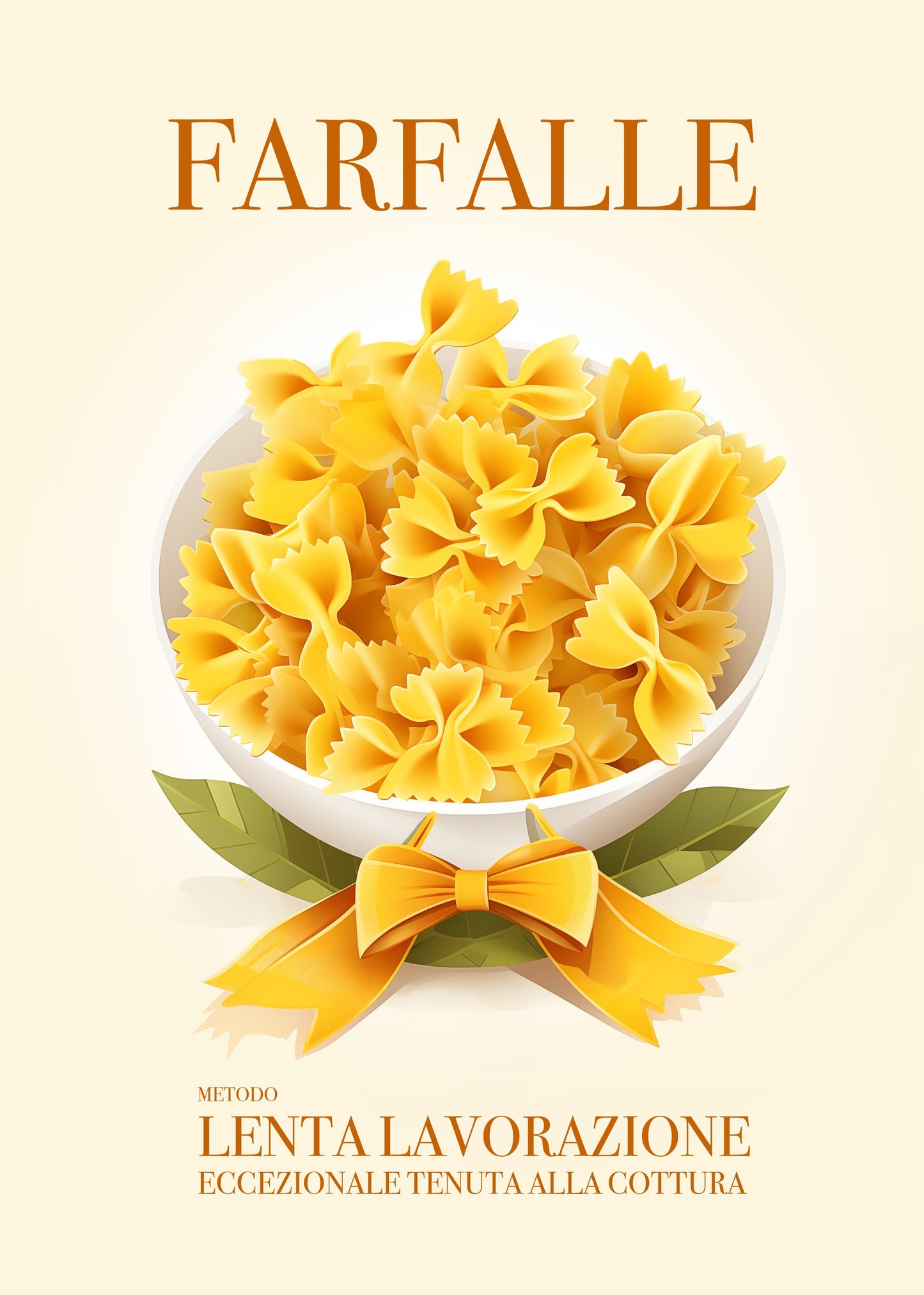 Pasta Farfalle - Poster / Art Print