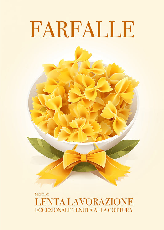 Pasta Farfalle - Poster / Art Print