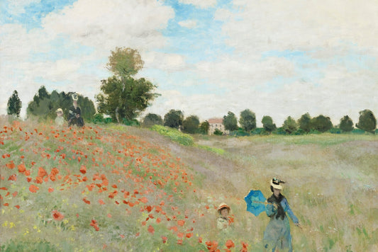 Poppy Field Near Argenteuil (1873) - Poster / Art Print