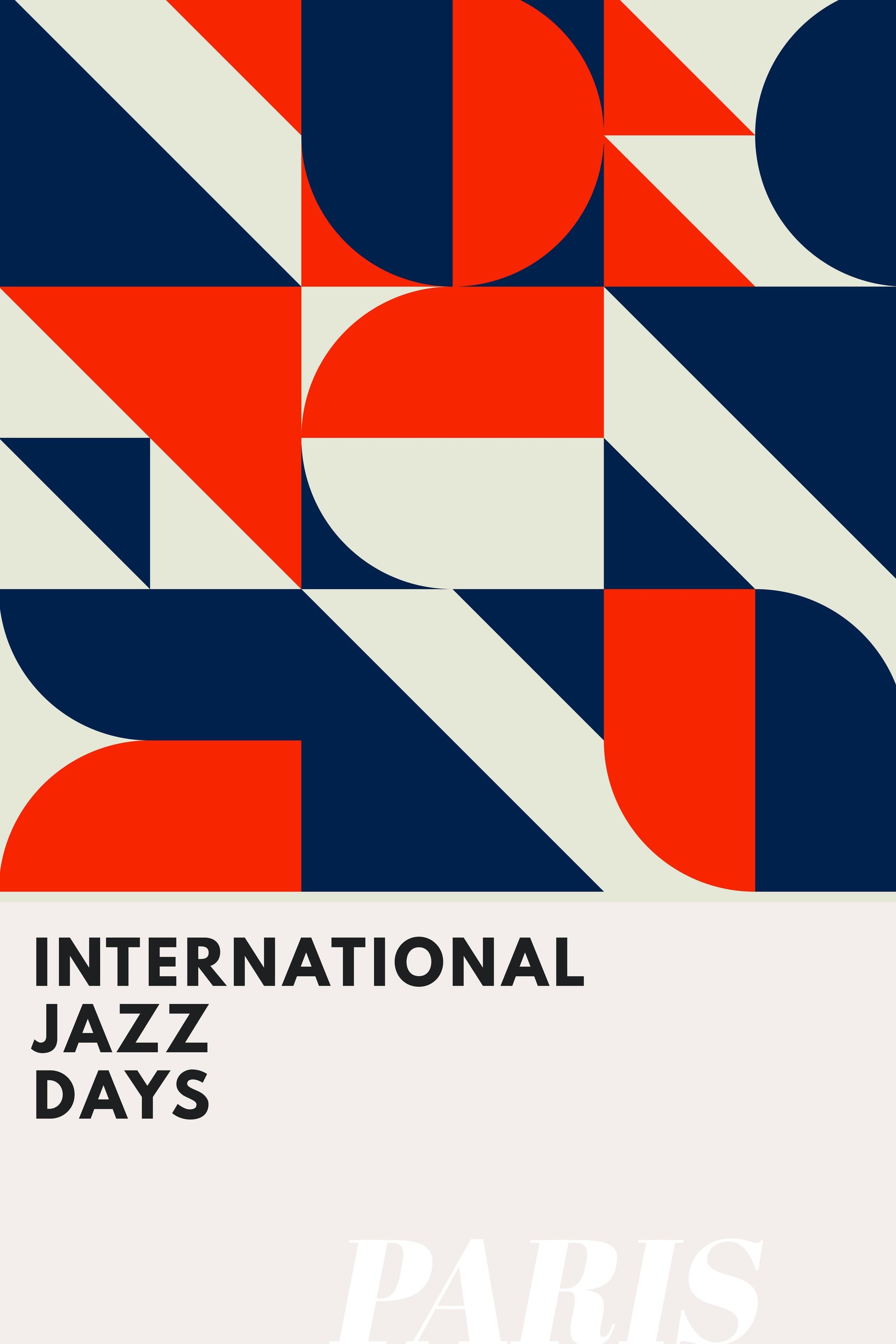 Jazz Days Paris - Poster / Art Print