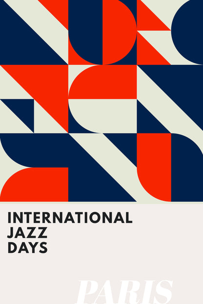 Jazz Days Paris - Poster / Art Print
