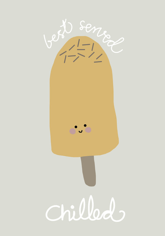Chilled Ice Cream - Poster / Art Print