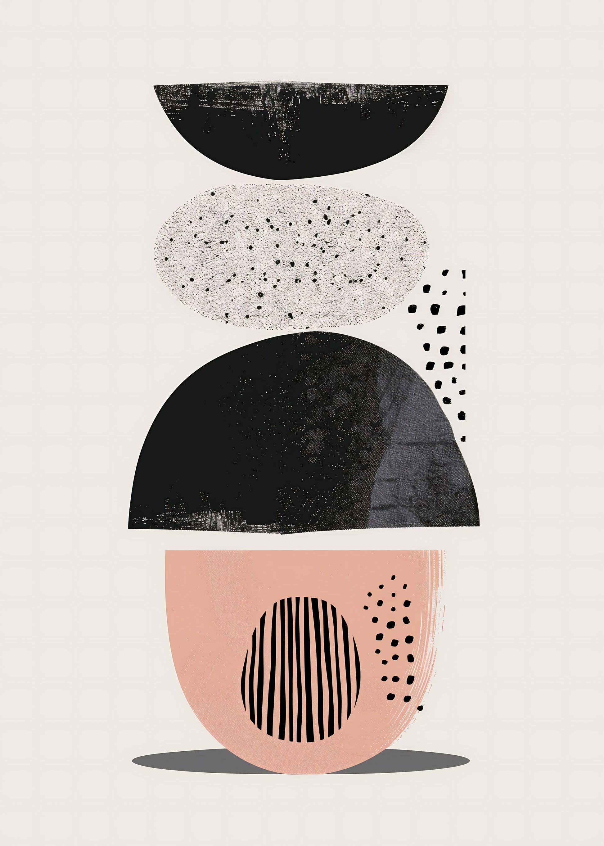 Abstract Minimalist Shapes No 7 - Poster / Art Print