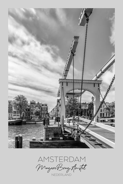 In focus: AMSTERDAM Magere Brug - Poster / Art Print