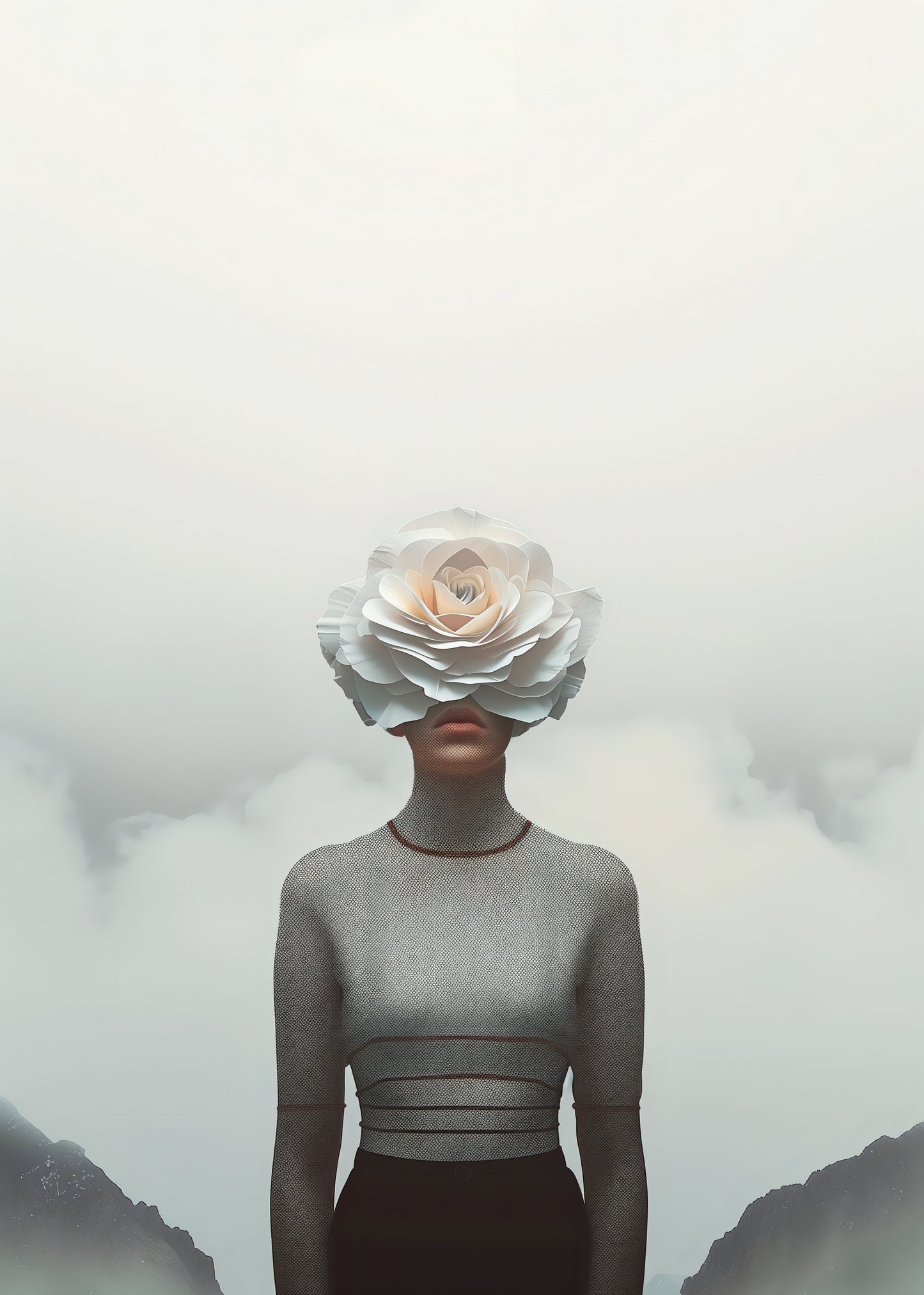Flower Face - Poster / Art Print