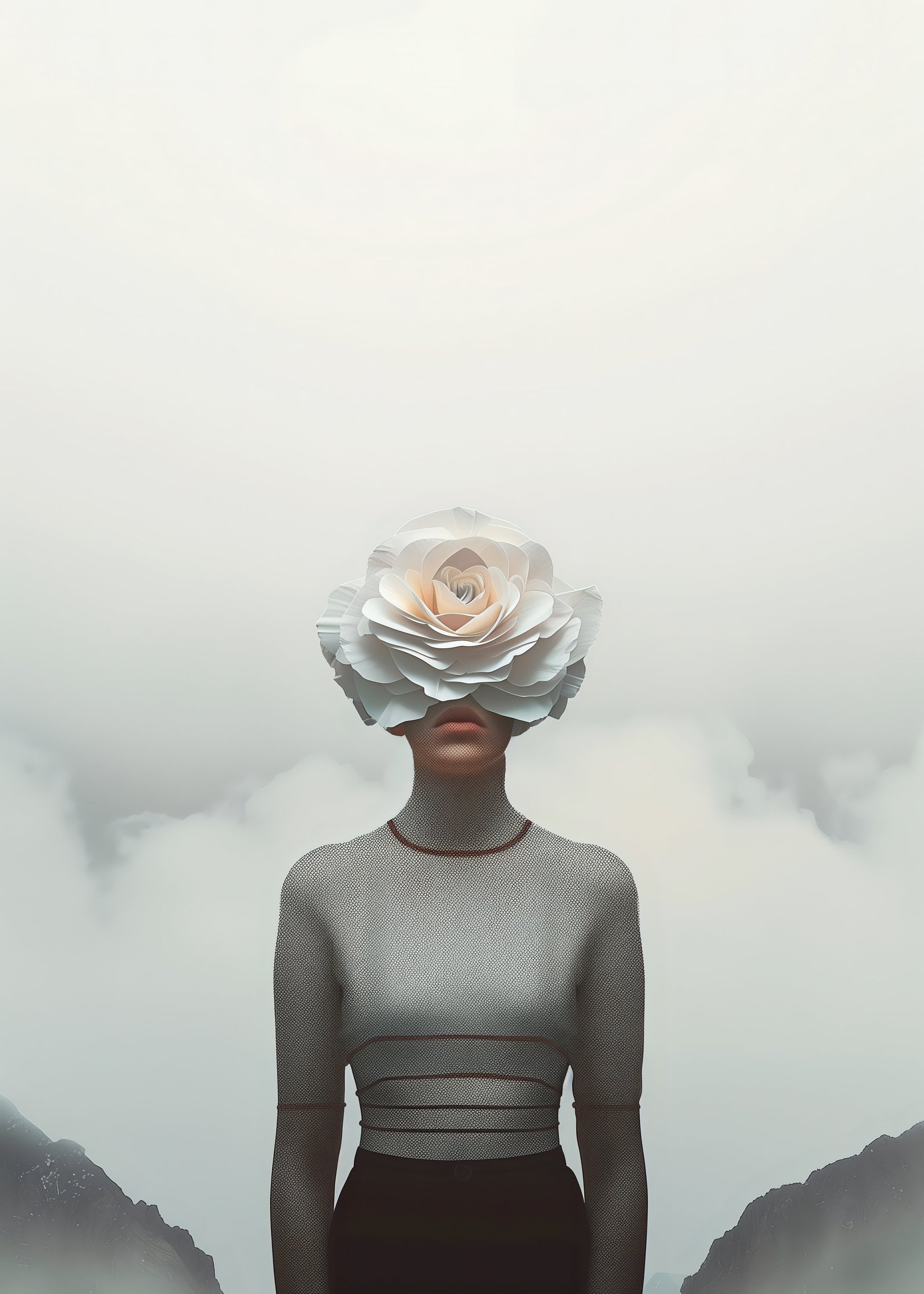 Flower Face - Poster / Art Print