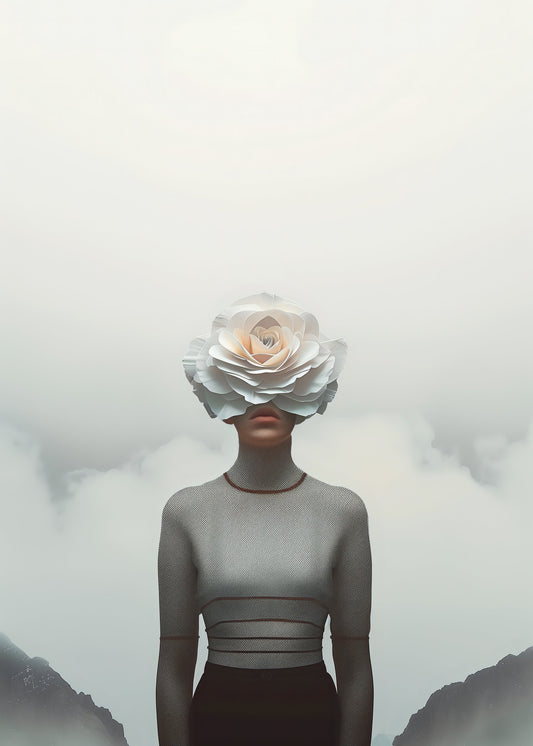 Flower Face - Poster / Art Print