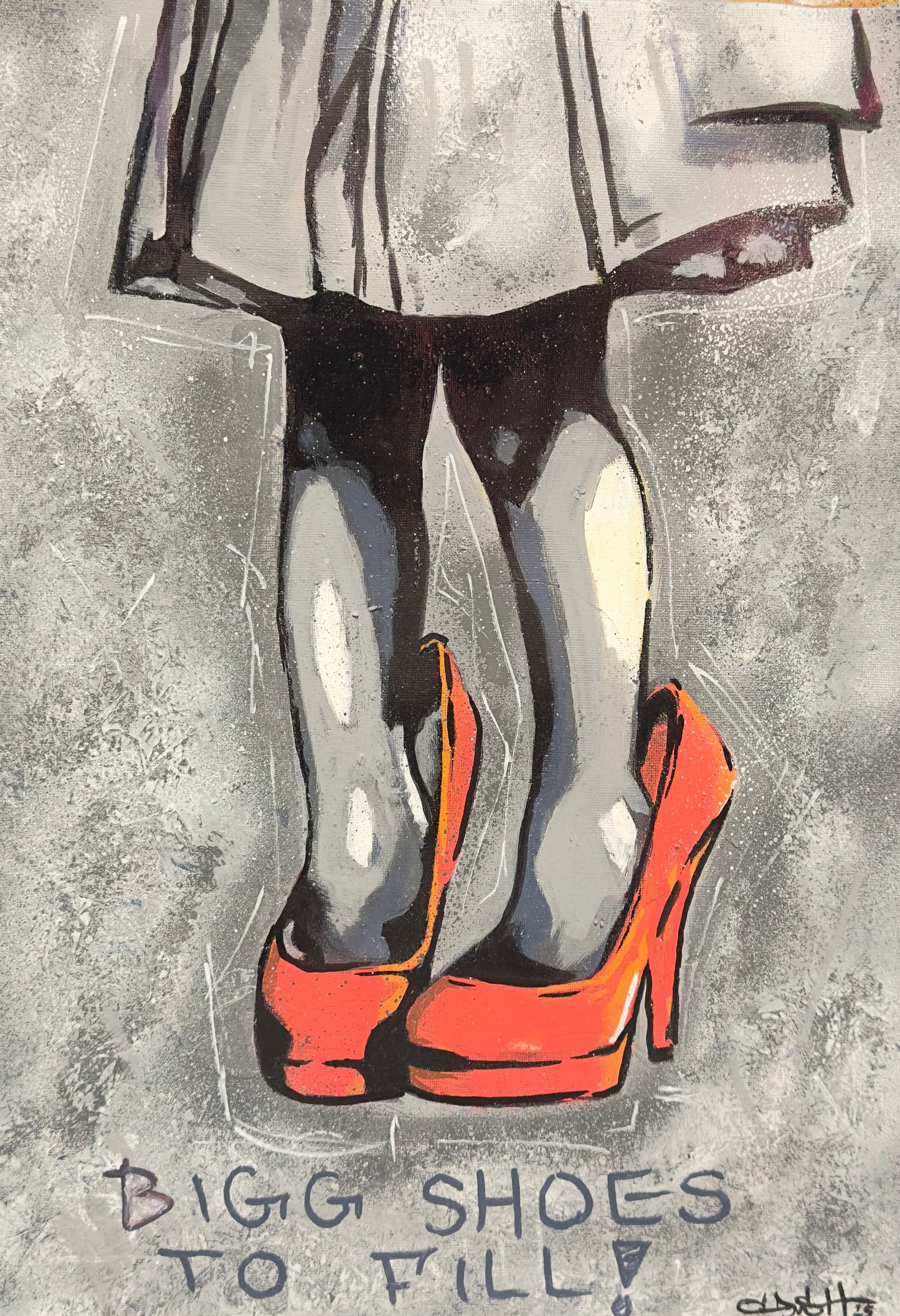 Bigg shoes to fill - Poster / Art Print