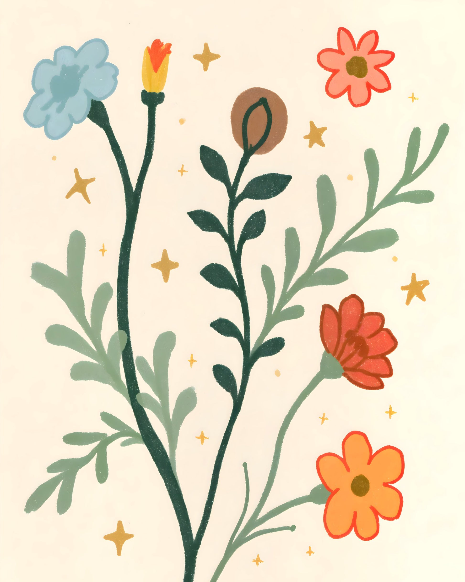 Magic Beans Plant - Poster / Art Print