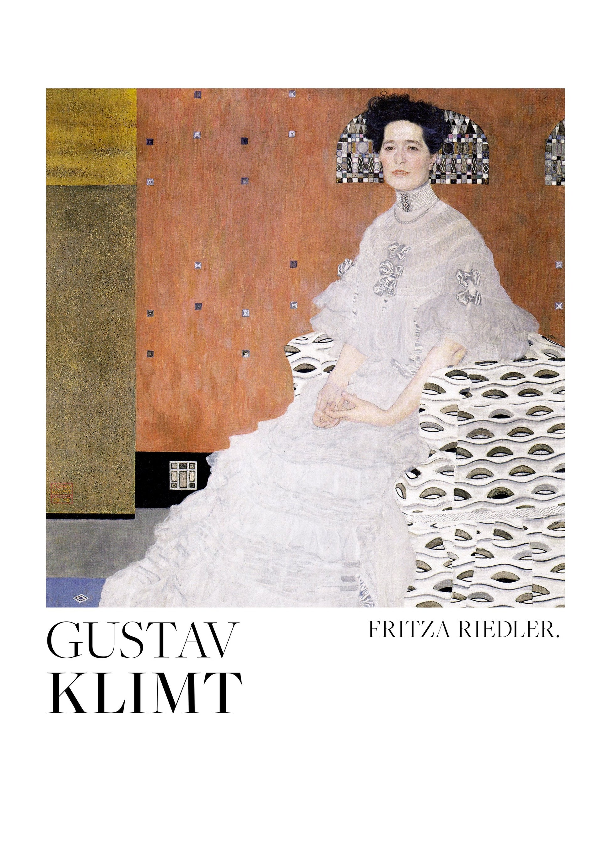Bildnis Fritza Riedler (1906) Poster - Poster / Art Print