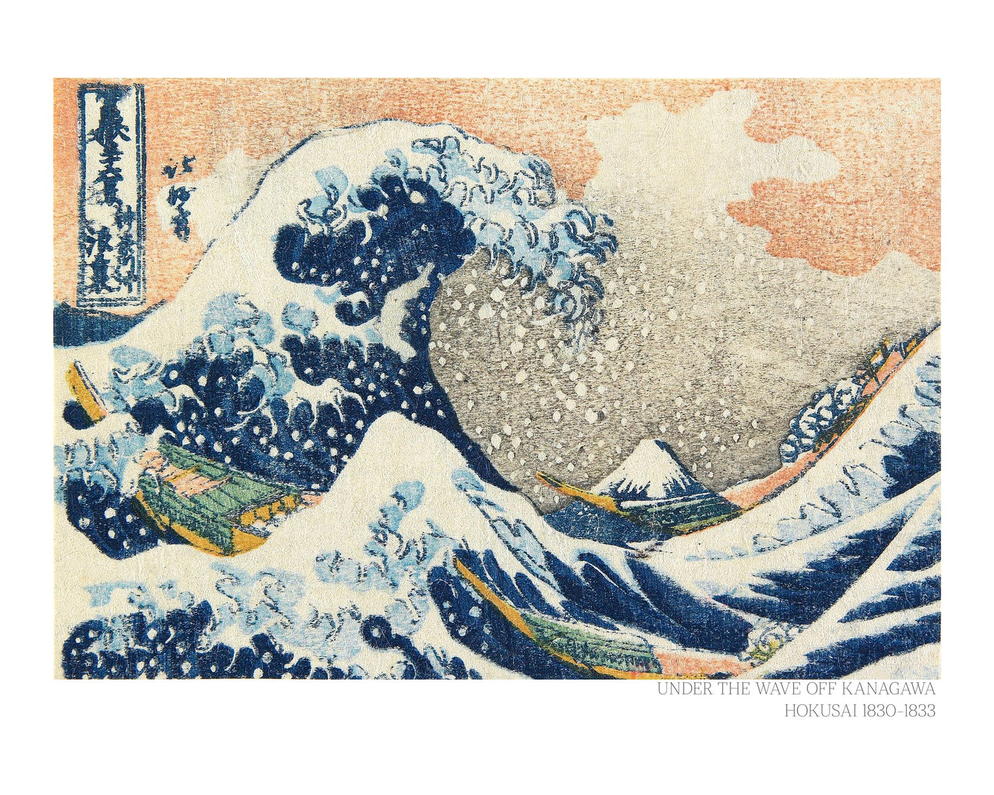 Hokusai's Under the Wave Off Kanagawa (1830 1833) - Poster / Art Print