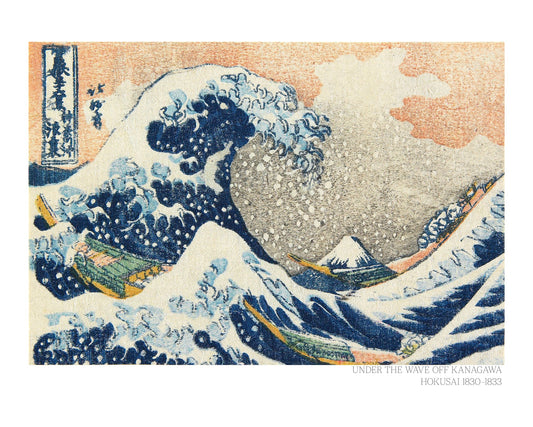 Hokusai's Under the Wave Off Kanagawa (1830 1833) - Poster / Art Print