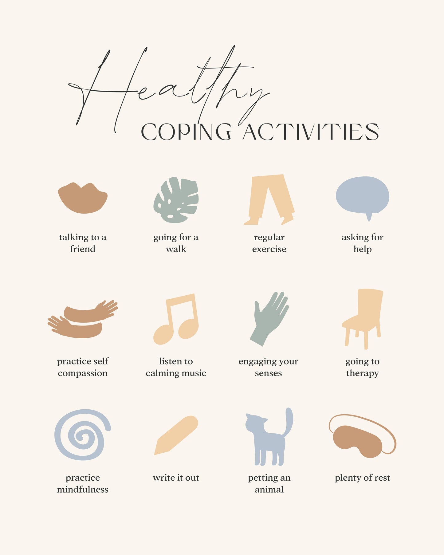 Healthy Cope - Poster / Art Print