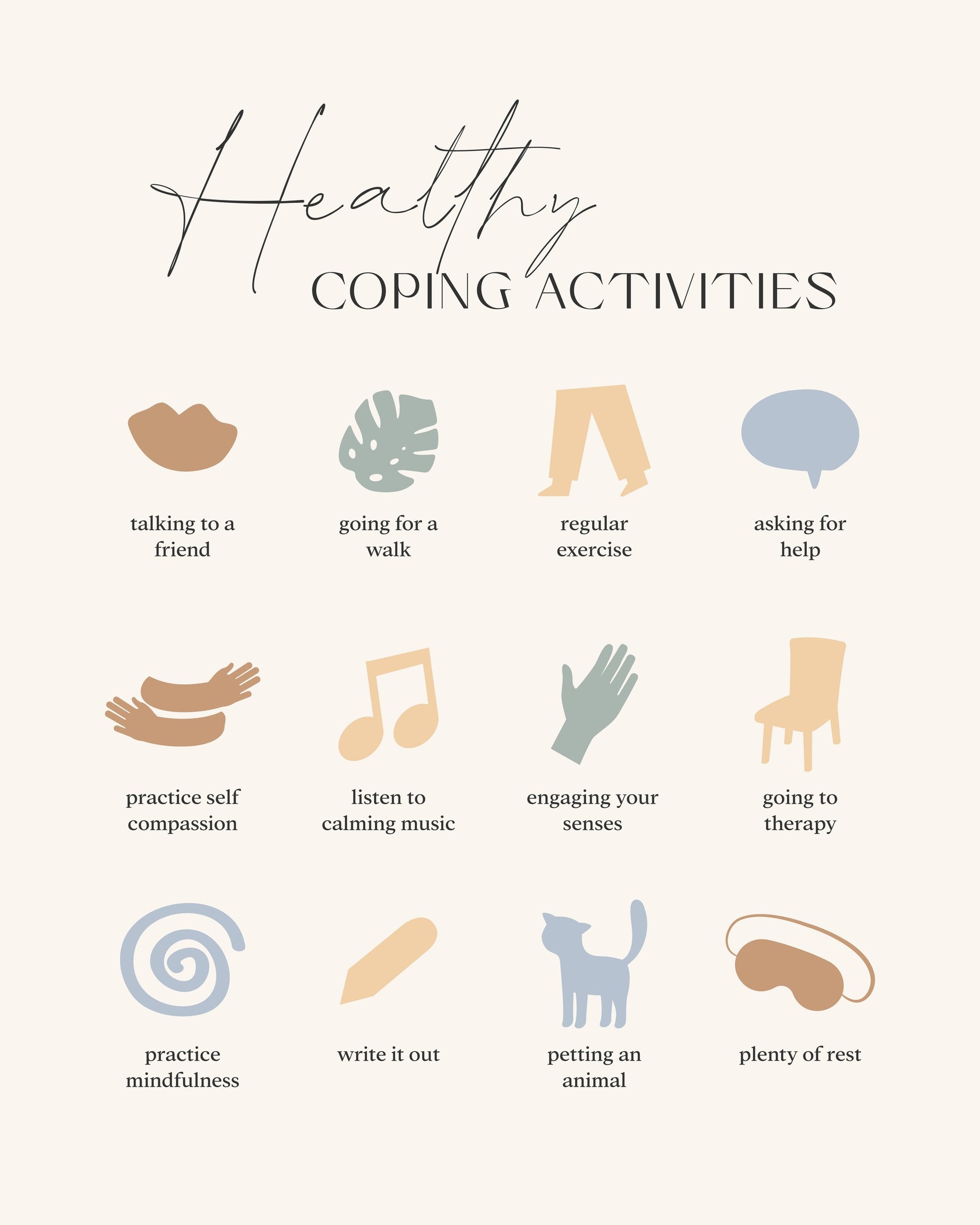 Healthy Cope - Poster / Art Print