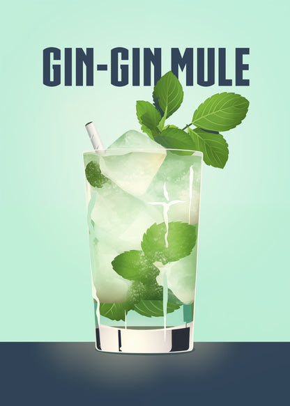 Gin Gin Mule - Poster / Art Print