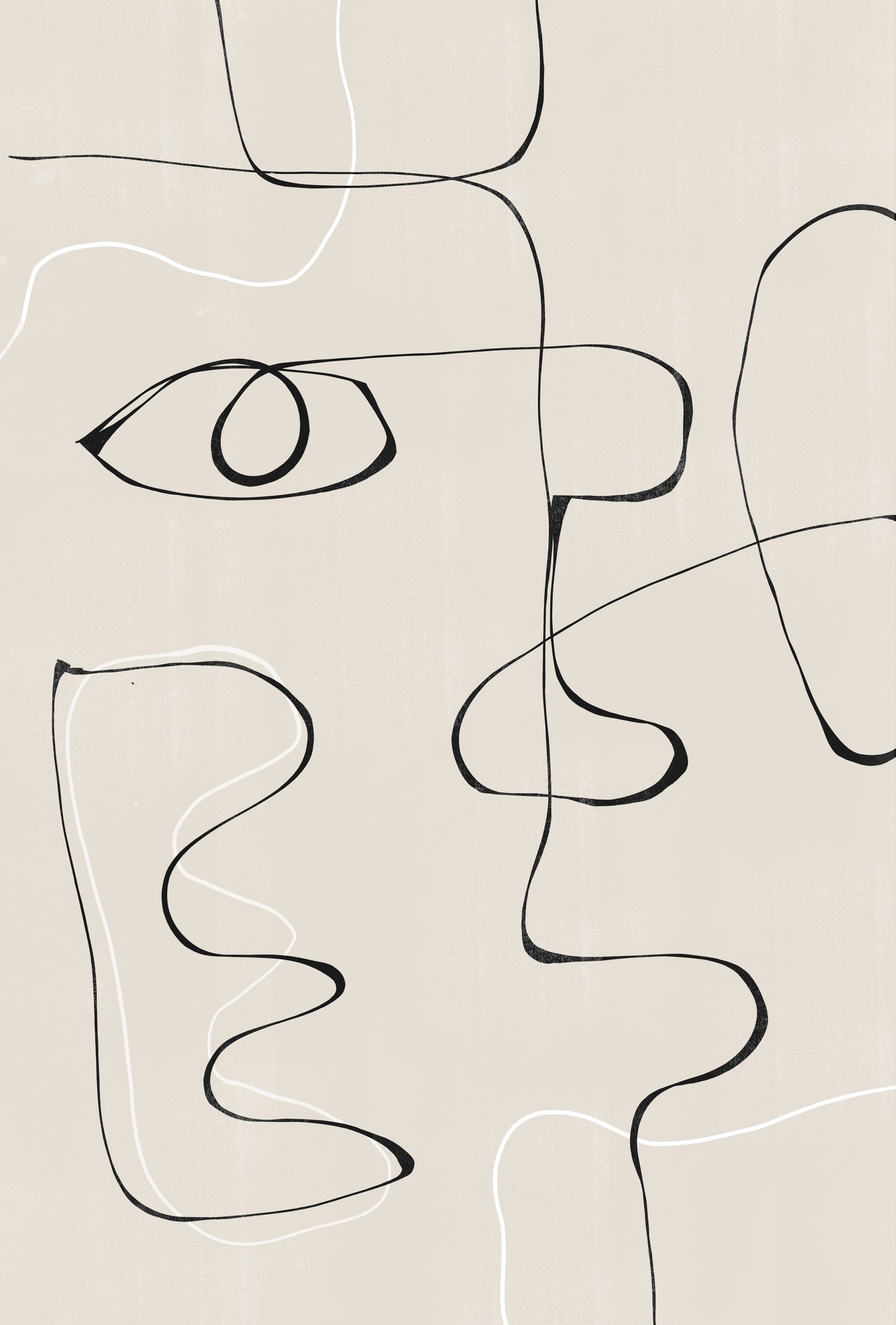 Abstract Face No2. - Poster / Art Print