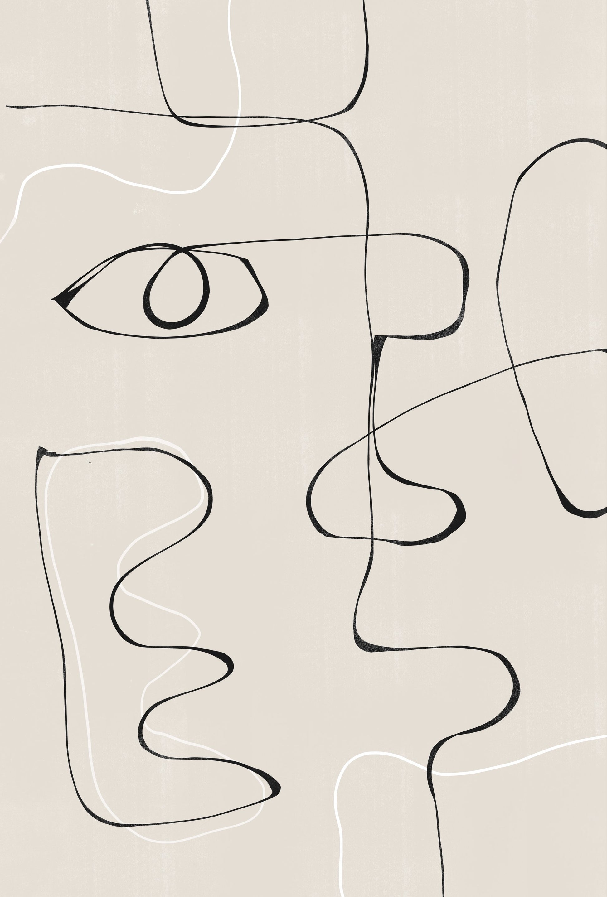 Abstract Face No2. - Poster / Art Print