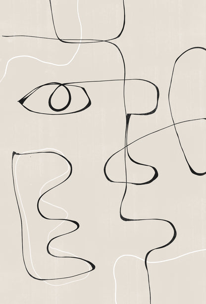 Abstract Face No2. - Poster / Art Print