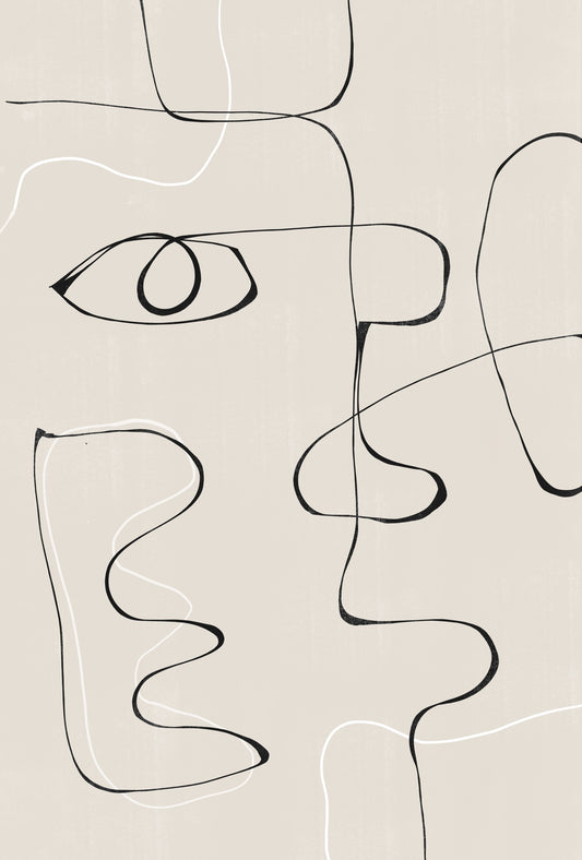 Abstract Face No2. - Poster / Art Print