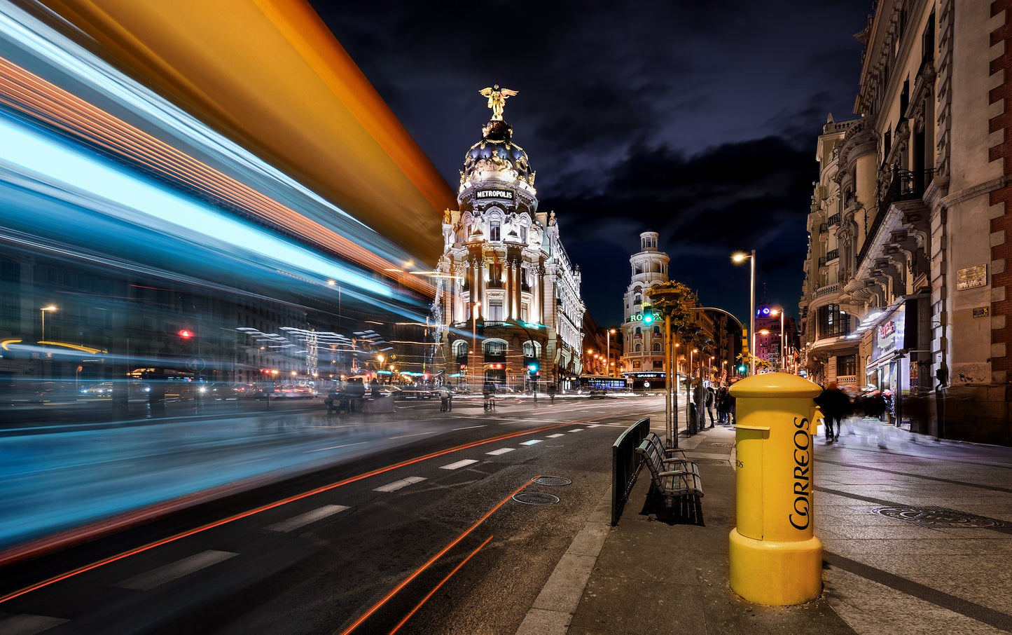Madrid City Lights III - Poster / Art Print