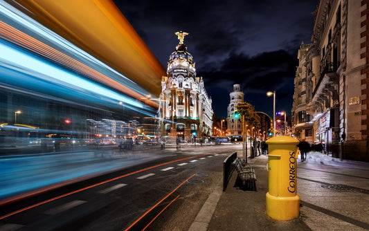 Madrid City Lights III - Poster / Art Print