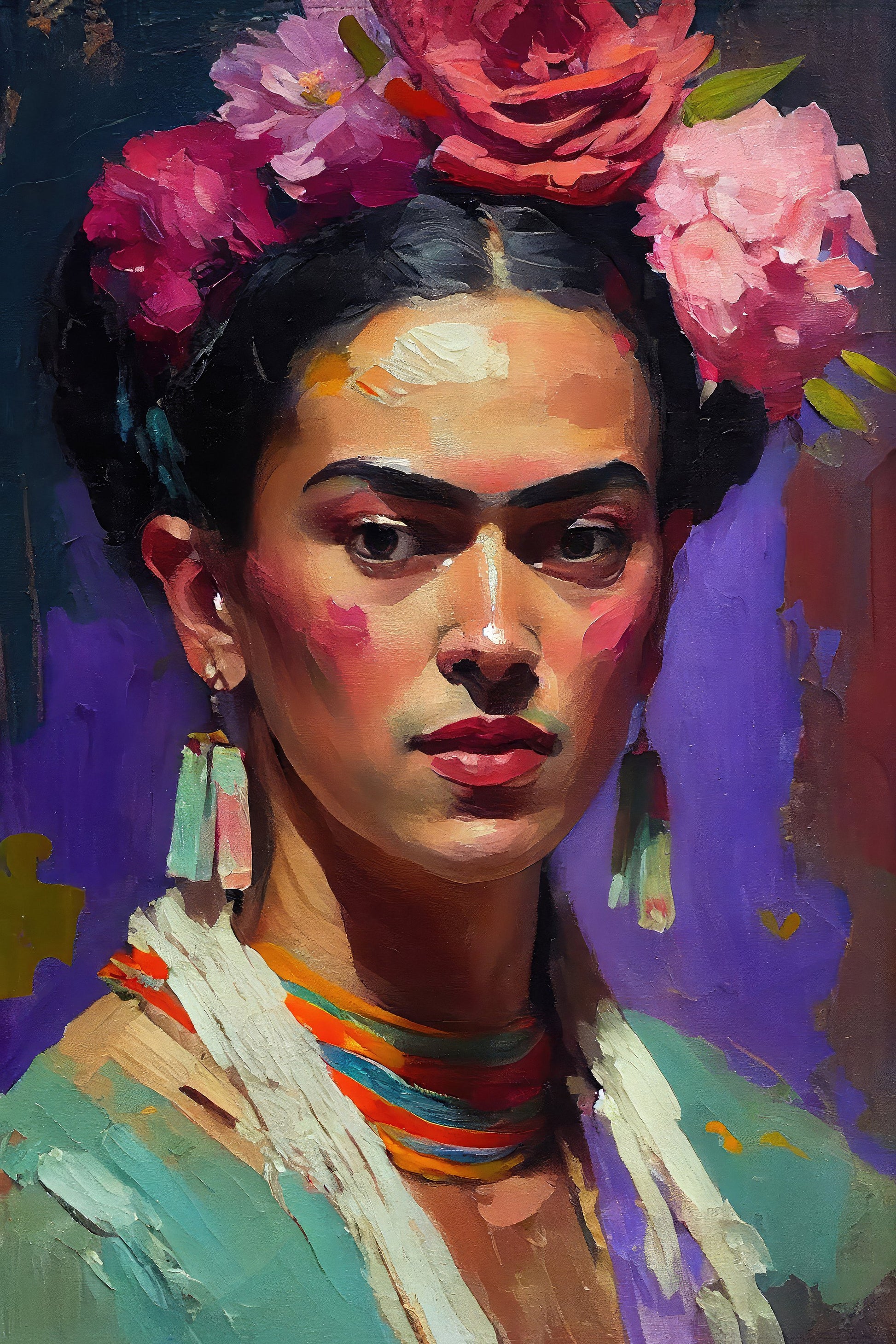 Portrait Of Frida - Poster / Art Print