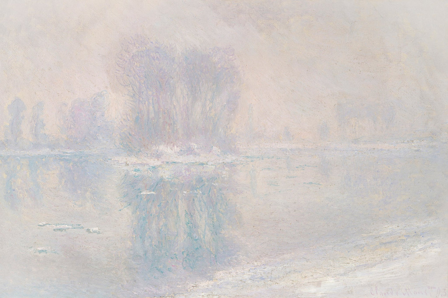 Ice Floes (1893) By Claude Monet - Poster / Art Print