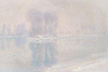 Ice Floes (1893) By Claude Monet - Poster / Art Print