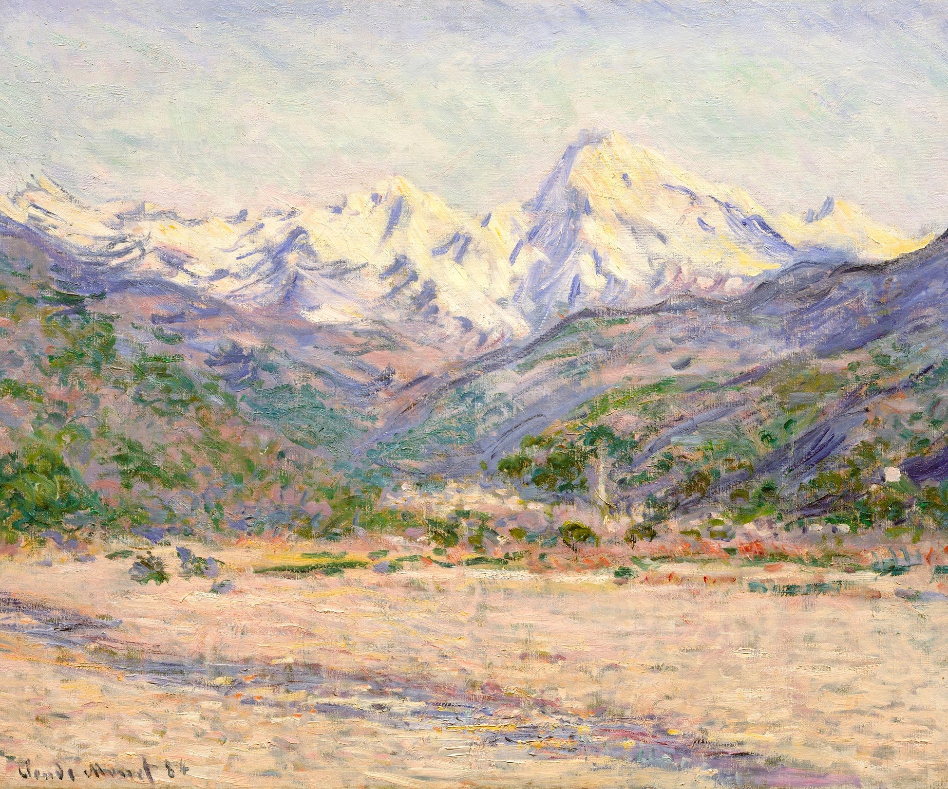 The Valley of the Nervia (1884) - Poster / Art Print