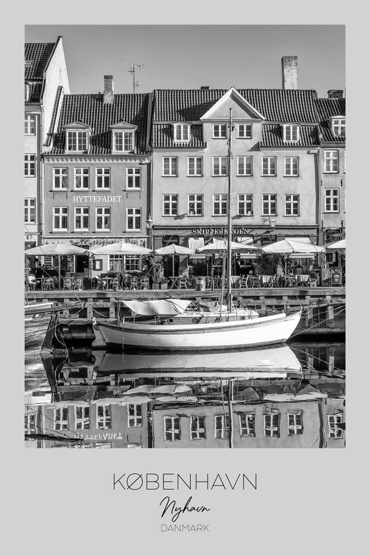 Serene Nyhavn Reflections - Poster / Art Print