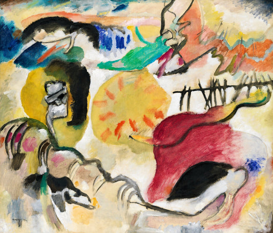 Improvisation 27 (garden of Love II) (1912) - Poster / Art Print