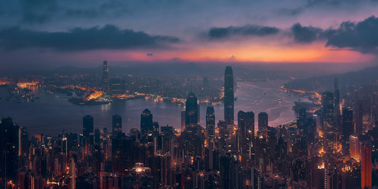 Sunrising Hong Kong - Poster / Art Print