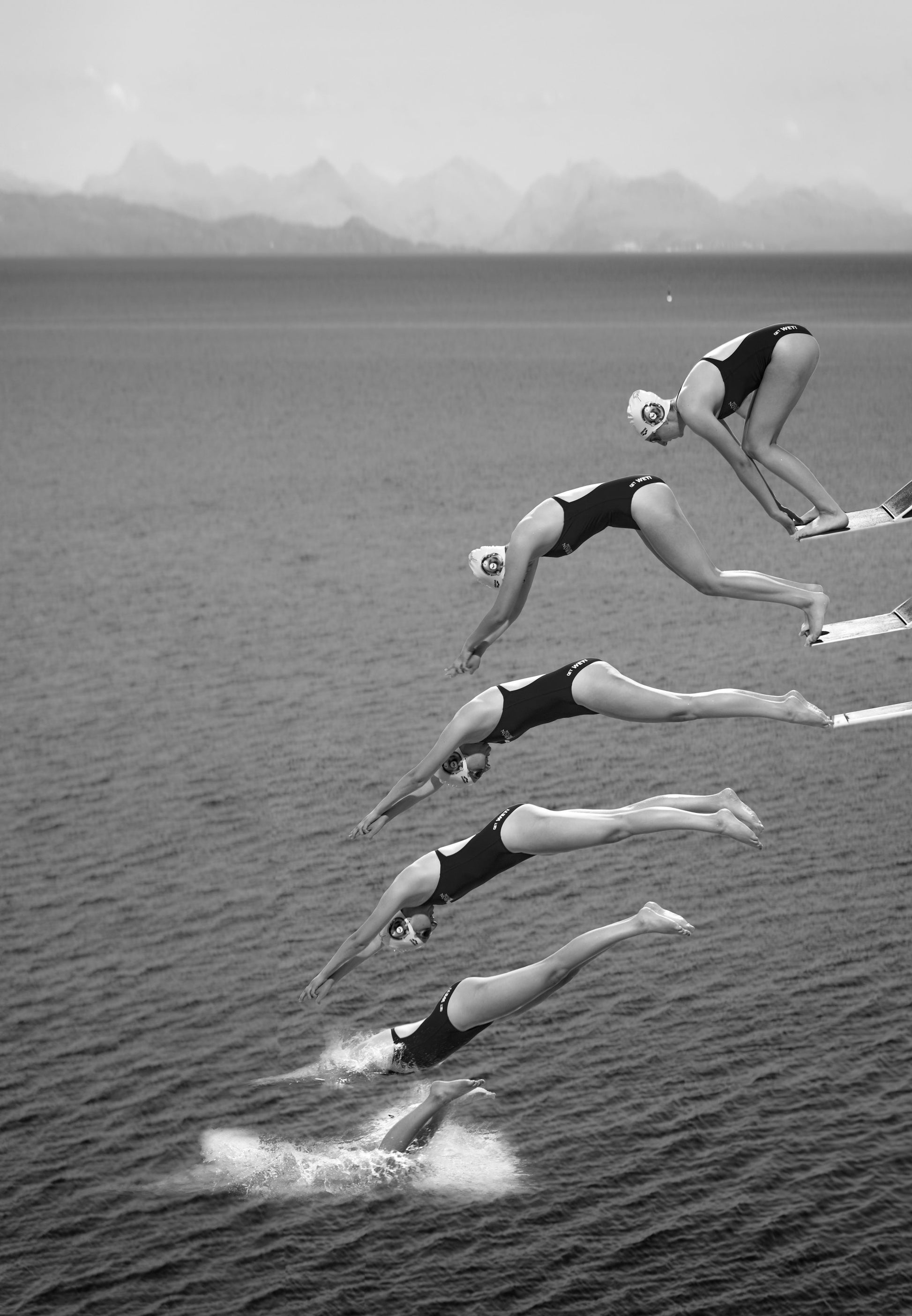 The beauty of diving - Poster / Art Print