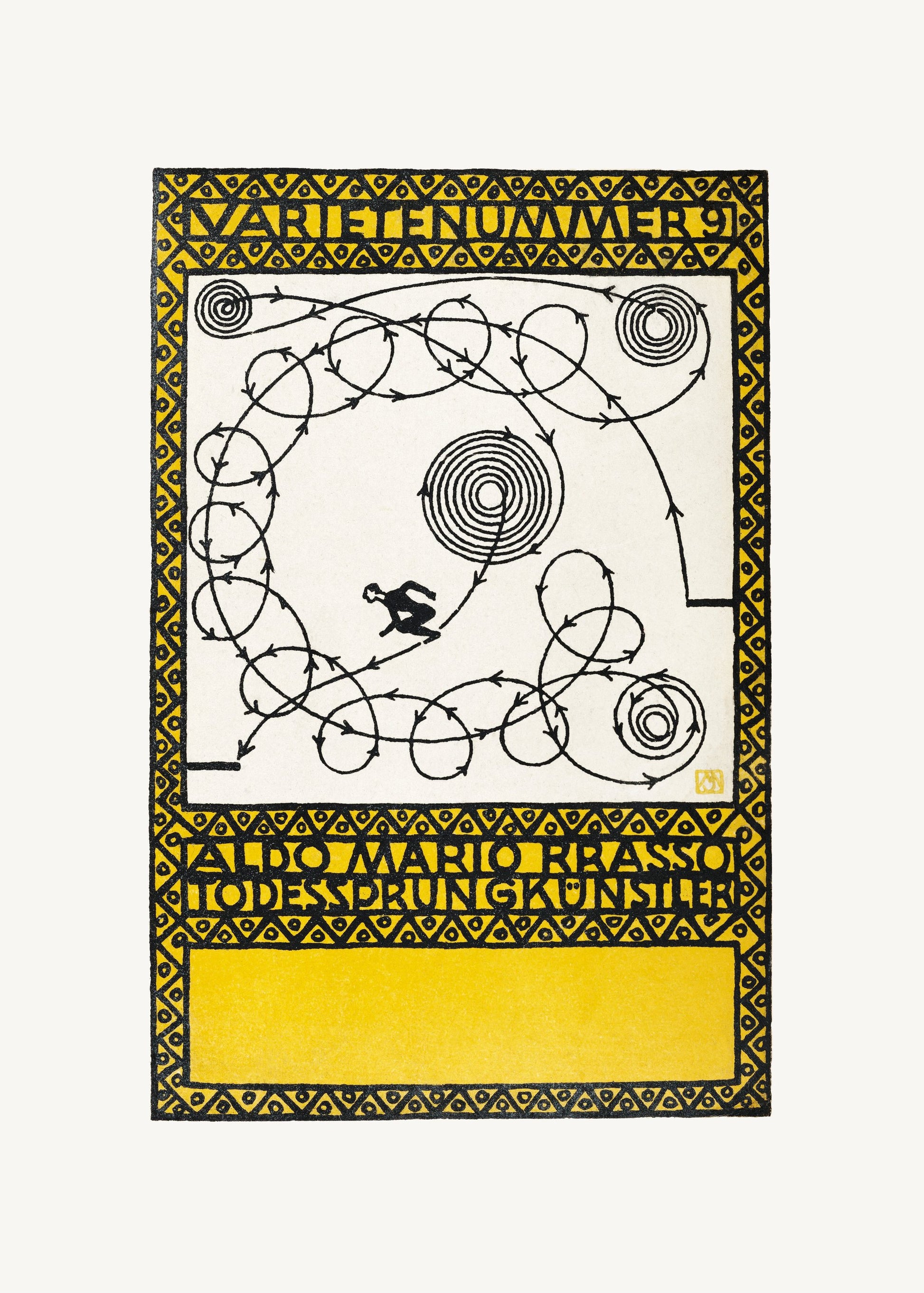 Variety Act 9 - Also Mario Brasso Leap of Death- Poster / Art Print