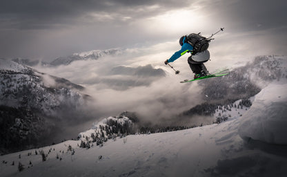 Backcountry skiing - Poster / Art Print