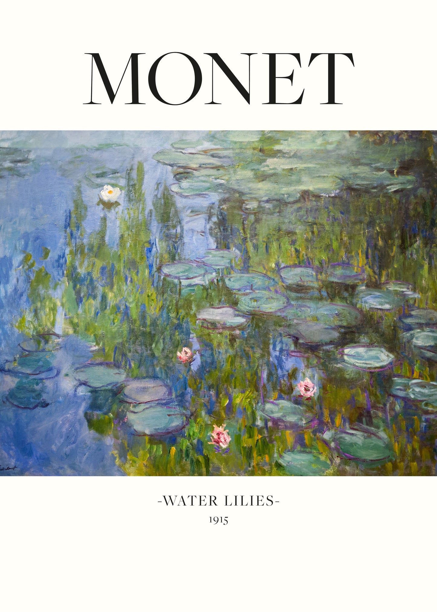 Water Lilies 1915 - Poster / Art Print