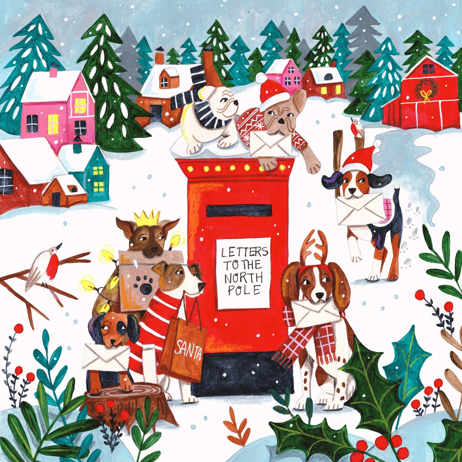 Christmas post - Poster / Art Print