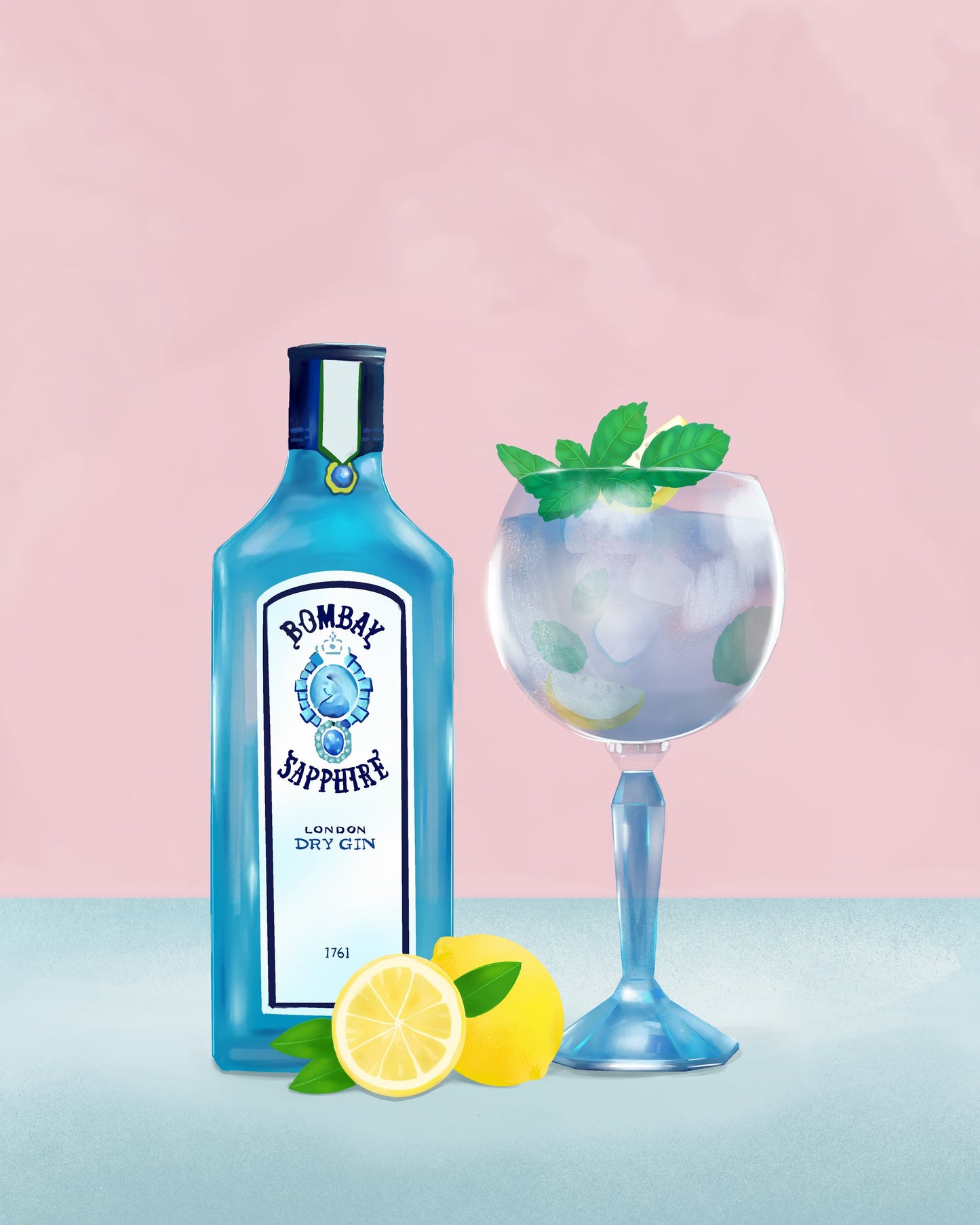 Gin Cocktail - Poster / Art Print